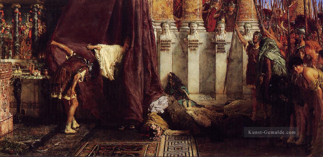 Ave Caesar Io Saturnalia romantischer Sir Lawrence Alma Tadema Ölgemälde